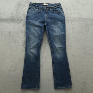 Levi's 515 Jeans Women's Size 8M Blue Mid-Rise Bootcut 31" Inseam Distressed